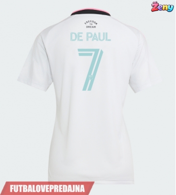 Lacne Ženy Futbalové dres Inter Miami Rodrigo De Paul #7 2026-27 Krátky Rukáv - Tretina